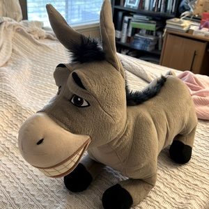 Donkey plushy from Shrek movies